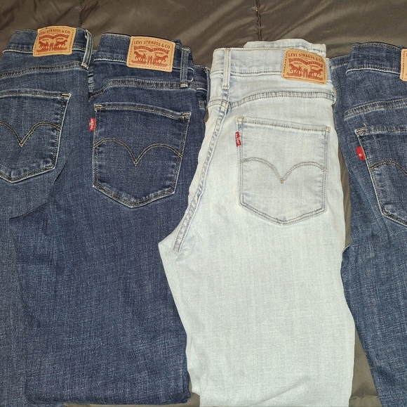 7 Pairs Levi Strauss 311 Skinny Jeans. Size 26 And 27. - Picture 2 of 2